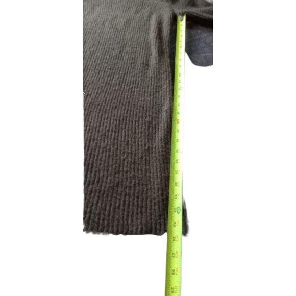 Chloe & Cyrus Women's Large Dark Gray Midi Sweater Dress - Picture 3 of 7